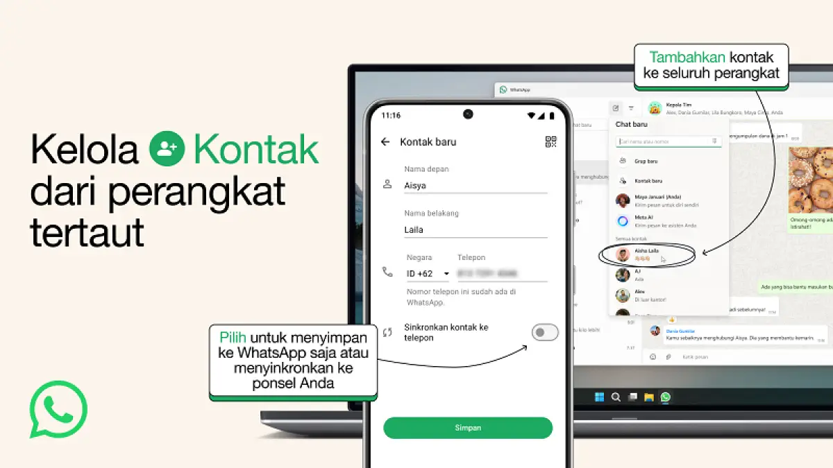 WhatsApp Rilis Fitur Baru, Pengguna Bisa Kelola dan Tambahkan Kontak ...